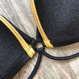 Sexy Halter Push Up Brazilian Bikini 2025 Women Bandage String Swimsuit Female Swimwear Two Pieces Bikini Set Bathing Suit Swim