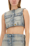 Courreges Women Top Cropped