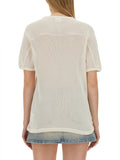 Courreges Women T-Shirt With Logo