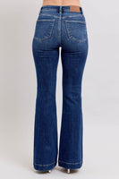 Judy Blue Full Size High Rise Flare Jeans with Pockets Plus Size