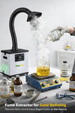Fume Extractor for Gold Refining & Acid Work – Removes Nitric & Aqua Regia Fumes at Source