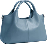 Iswee Genuine Leather Shoulder Bags Purses and Handbags for Women Satchel Designer Cross Body Hobo Medium Size Tote