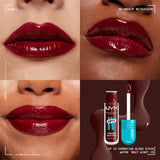NYX PROFESSIONAL MAKEUP Lip IV Hydrating Glossy Lip Stain with 12HR Hydration - Drippin In Rose (Pink)