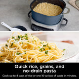 Ninja MC1101 Foodi Everyday Possible Cooker Pro, 8-in-1 Versatility, One-Pot Faster Cooking Replaces 10 Tools, Family-Sized Capacity with Adjustable Temp Control, 6.5 quarts, Midnight Blue