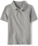 The Children's Place Boys' Uniform Short Sleeve Pique Polo