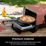 Ninja XSKOPPL Woodfire Outdoor Perforated Pizza Peel, Compatible with Ninja Woodfire Outdoor Oven (OO100 series), Hanging Drawstring, Aluminum, Grey/Black