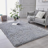 TABAYON Shaggy Navy Blue Rug, 2x3 Area Rugs for Living Room, Anti-Skid Extra Comfy Fluffy Floor Carpet for Indoor Home Decorative