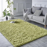 TABAYON Shaggy Navy Blue Rug, 2x3 Area Rugs for Living Room, Anti-Skid Extra Comfy Fluffy Floor Carpet for Indoor Home Decorative