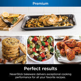Ninja B30017 Foodi NeverStick Premium 11 inch x 17 inch Baking Sheet, Nonstick, Oven Safe up to 500⁰F, Dishwasher Safe, Grey