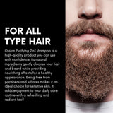 Morfose Ossion Premium Barber Purifying Shampoo 17oz - Nourishing Formula | Salon Quality