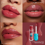 NYX PROFESSIONAL MAKEUP Lip IV Hydrating Glossy Lip Stain with 12HR Hydration - Drippin In Rose (Pink)
