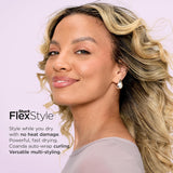 Shark HD430 FlexStyle Air Styling & Drying System, Powerful Hair Dryer Brush & Multi-Styler with Auto-Wrap Curlers, Paddle Brush, Oval Brush, Concentrator Attachment, Stone