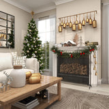 Deco 79 Rustic Metal Cowbell Decorative Bells, 4" x 3" x 29.01", Gold