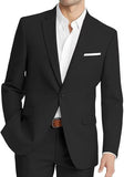 Mens Korean-style Slim-fit Two-piece Suit