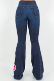 Sweet Heart Bell Bottom Jean- Inseam 32\"