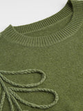CIDER Women's Oversized Sweaters Long Sleeve Round Neck Tops Knit Pullover Sweater