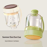Dundun Cup Curling Ice Cube Tray Non Contact Handle Portable Icing