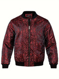 Mens Stylish Trendy Jacket With A Stand-up Collar