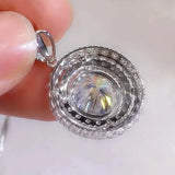 925 Silver Zirconium Oxide Collarbone Necklace