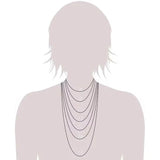 925 Solid Italian Silver Round Box Necklace