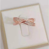 925 Sterling Silver Vintage Crystal Rings