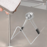 Stainless Steel Kitchen Punch Free Wire Ball Drain Rack With Magnetic Sponge