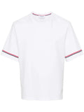 Thom Browne Men Rwb Stripe T-Shirt