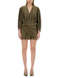 Balenciaga Women V-Neck Dress