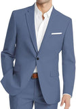 Mens Korean-style Slim-fit Two-piece Suit