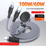 Magnetic Wireless Charging Watch Charger Type Car Data Cable
