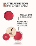 Flormar Latte Tinted Lip and Cheek Balm for Natural Glow