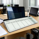 Table Top Glass Whiteboard Erasable Work Memo Board Supplies