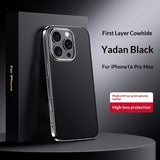 Versatile, High-end Metal-lens Leather Phone Case