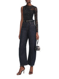 Self-Portrait Women One Shoulder Floral Lace Top
