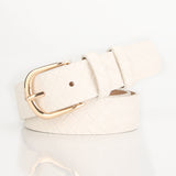 Women's Alloy Pin Buckle Belt Trendy Wild Belt Personality Imitation Weaving