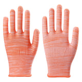 Labor Protection Colored Nylon PU-coated Safety Gloves