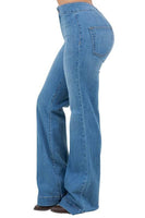Harley Wide Leg Med Blue- Inseam 34