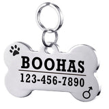 Personalized Dog ID Tag Stainless Steel Pet ID Tag