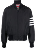 Thom Browne Men Bomber Jacket With 4-Stripe Detail