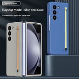 Phone Case With A Skin-feel Hard Shell Pen Slot Storage Strap And Stylus Protection