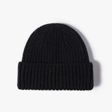 Knitted Cuff Short Fisherman Hat Mens Womens Winter Warm Beanie