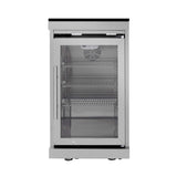 Castelle Flame Astoria 94-Inch 6-Burner 85K BTU Outdoor Kitchen Grill Island With Wine Cooler, Rotisserie, Cabinets, And Granite Countertops (SAK68014)