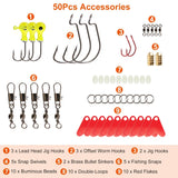 94-Piece: Fishing Lures Kit Soft Plastic Fishing Baits Set