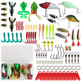 94-Piece: Fishing Lures Kit Soft Plastic Fishing Baits Set