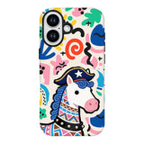 Creative Cartoon-print Silicone Phone Case