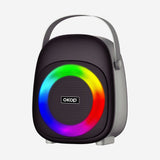KP-857 Hot-Selling Mini Portable Bluetooth Speaker Wireless Outdoor Speaker With RGB Ambient Light Factory Stock Available