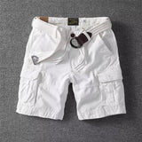 Mens Loose-fit Korean-style Trendy Mid-length Workwear Pants