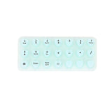 91 Button For Desktop And Notebook Computer Silicone Keyboard Stickers