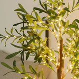 1.8m Simulation Olive Leaf Tree Courtyard Decoration Landscape Tree Lamp