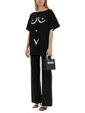Moschino Women Interlock Body Print T-Shirt